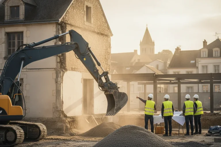 Démolition partielle à Niort : réaménagement et extension