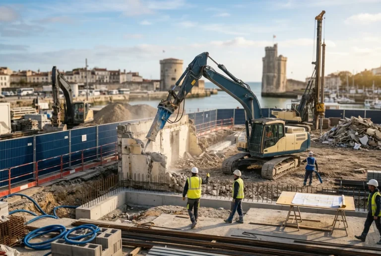 Démolition pour reconstruction : votre projet clé en main à La Rochelle